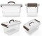 WYT Clear Storage Latch Box, 6 Pack Storage Organizer Bins with Latching Handle and Lids, 3.5 Quart